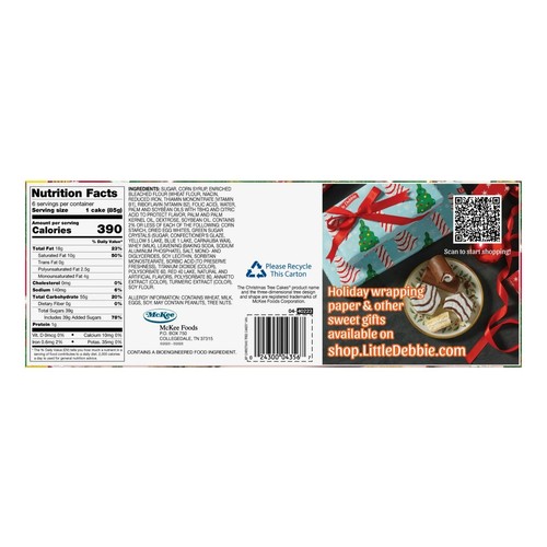 Little Debbie Big Pack Weihnachtsbaumkuchen 17,97 oz 6 Snackkuchen (3er Pack) - Bild 5 von 7