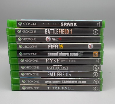 10x Microsoft Xbox One Spiele Spielesammlung Konvolut Star Wars GTA Battlefield