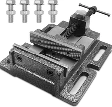 Drill Press Vise, 3'' Jaw Capacity, Quick Release Clamp-on Vise Ultimate Dura...
