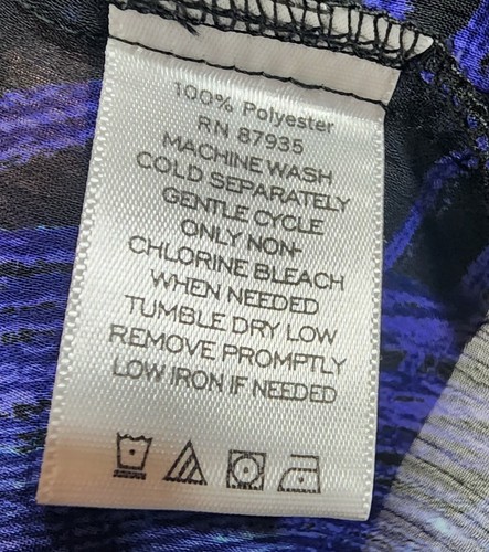 Susan Graver Kimono Chiffon Sheer Topper Duster Peacock Feather XL Whimsy Goth - Picture 7 of 9