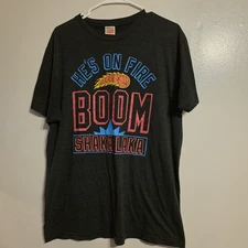 Homage NBA Jam Tee XL Made in USA Retro Single Stitch Boom Shaka Laka T-Shirt