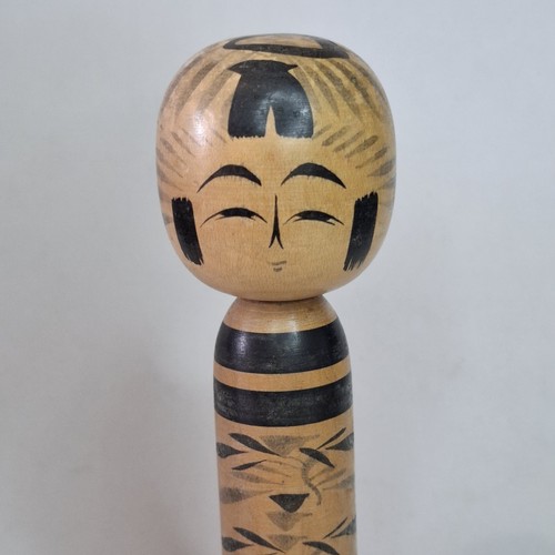 Vintage Kokeshi Doll 1900s Showa 14 Cm 5" Traditional Japanese Wooden Doll (S) - Photo 2/7