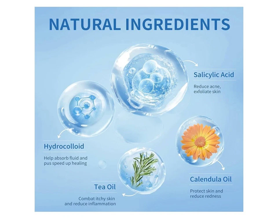 Pimple Patches for Face, 4 Size 300 Counts Acne Patches - Image 2 of 4