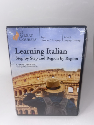 The Great Courses: Learning Italian - 2020, 4-Disc DVD Set (No Guidebook) NEW! - Picture 1 of 4