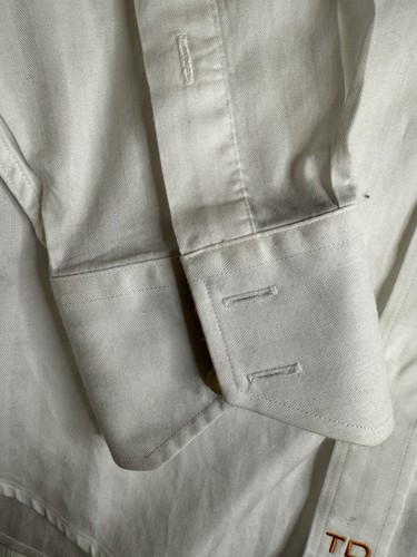 thomas dean camicia con bottoni bianca media uomo  - Foto 3 di 6