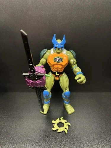 TMNT Super Mutants Leonardo 1994 Vintage Action Figure 100% Complete