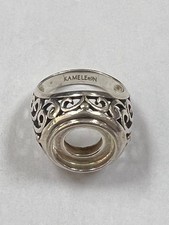 Kameleon Jewel Pop SS Openwork Filigree Ring Base Size 7 095DUW