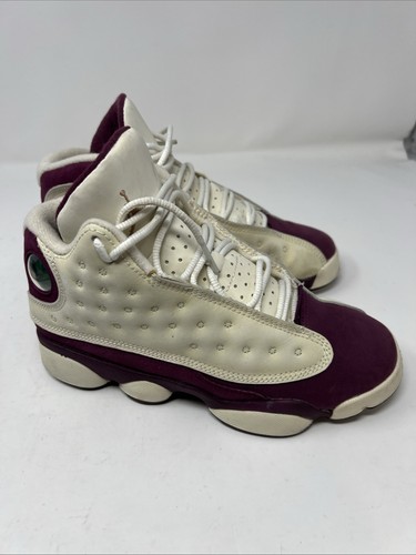Größe 4Y - Jordan 13 Retro Bordeaux Maroon Cream Suede (439358-112) - Bild 4 von 10