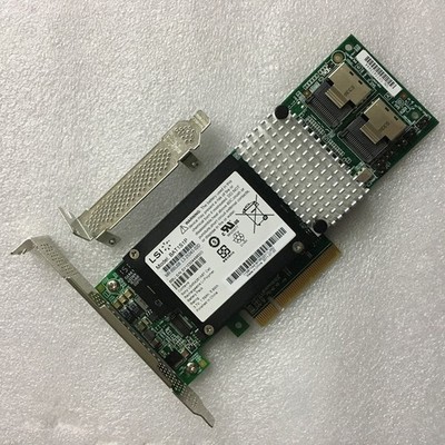 LSI MegaRAID SAS9261-8i CARD SAS2 6Gb SATA3 RAID 512MB iBBU08+ *hh