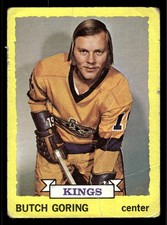 1973-74 Topps Butch Goring #138 - Los Angeles Kings - (Low Grade)