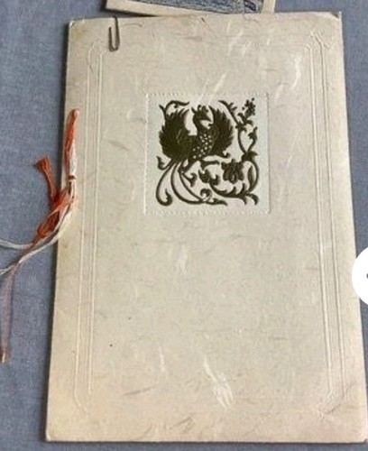 Rare ​Vintage Japanese Wedding Photo Couple Traditional Kimono Hakama Ephemera - Picture 3 of 4