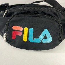Marsupio Fila Nero con logo colorato unisex