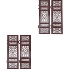 2 Pairs Miniature Accessories Tiny Ornaments Room Divider Decor Scene