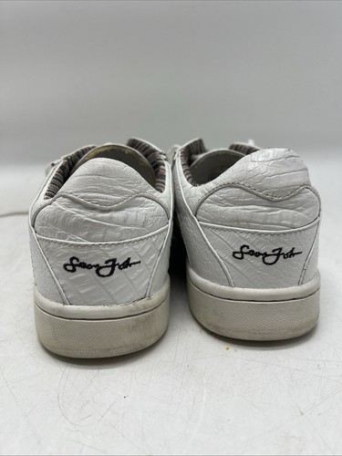 Sean John Sneakers F009 WCR Size 9.5 White Croc - Picture 5 of 11
