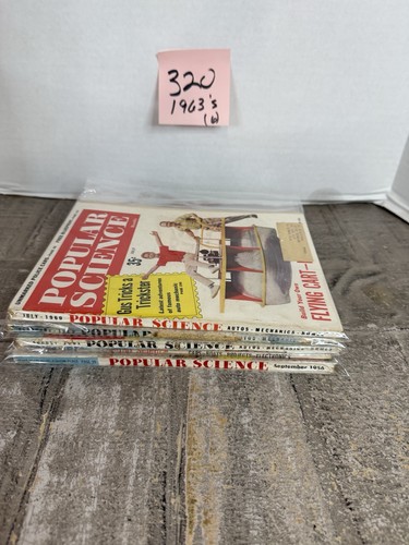 Popular Science Bundle Magazines  6 Issues 1963 #320 - Picture 8 of 9