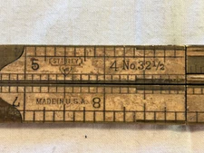 Stanley No. 32-1/2 Carpenters Caliper Rule