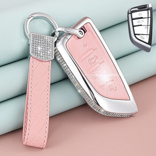 Zinc Alloy Diamond Car Key Case Cover For BMW 2 3 5 6 7 M5 X1 X2 X3 X4 X5 X5M X6 - Picture 13 of 13
