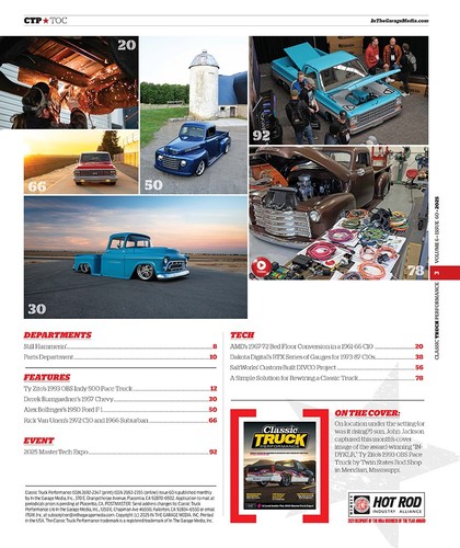 Classic Truck Performance Magazine Issue #60 August 2025 - New - Picture 2 of 2