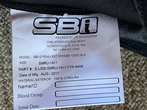 Safariland Tactical Armor Carrier Black Female XS 1612-1414 Molle Web - Picture 10 of 10