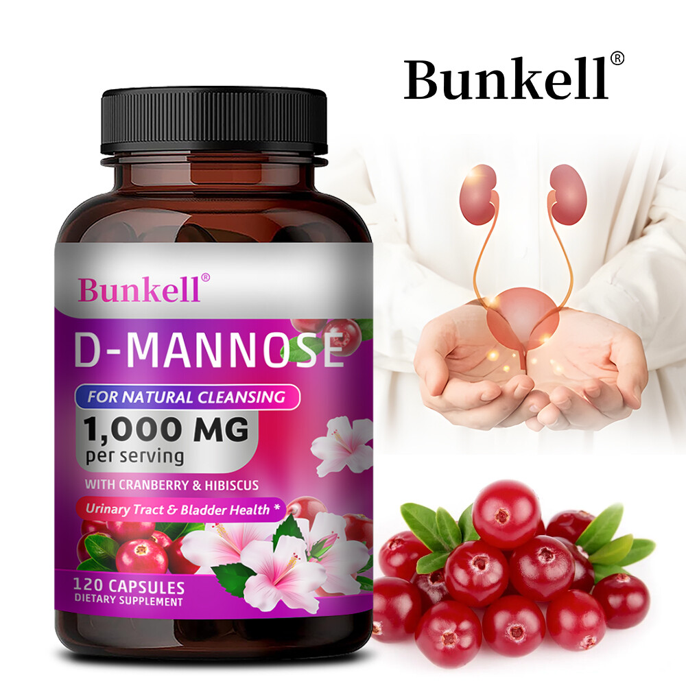 Urinary Tract Balance 1000mg D Mannose w/ Cranberry Bladder Control Health Caps