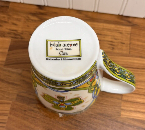 Bone China Mug Irish Weave Coffee Tea Shamrock Ring Ireland St.Patricks Day - Bild 6 von 6