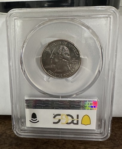 2005 P KANSAS WASHINGTON QUARTER IN GOD WE RUST GREASE MINT ERROR PCGS 25c - Picture 2 of 2