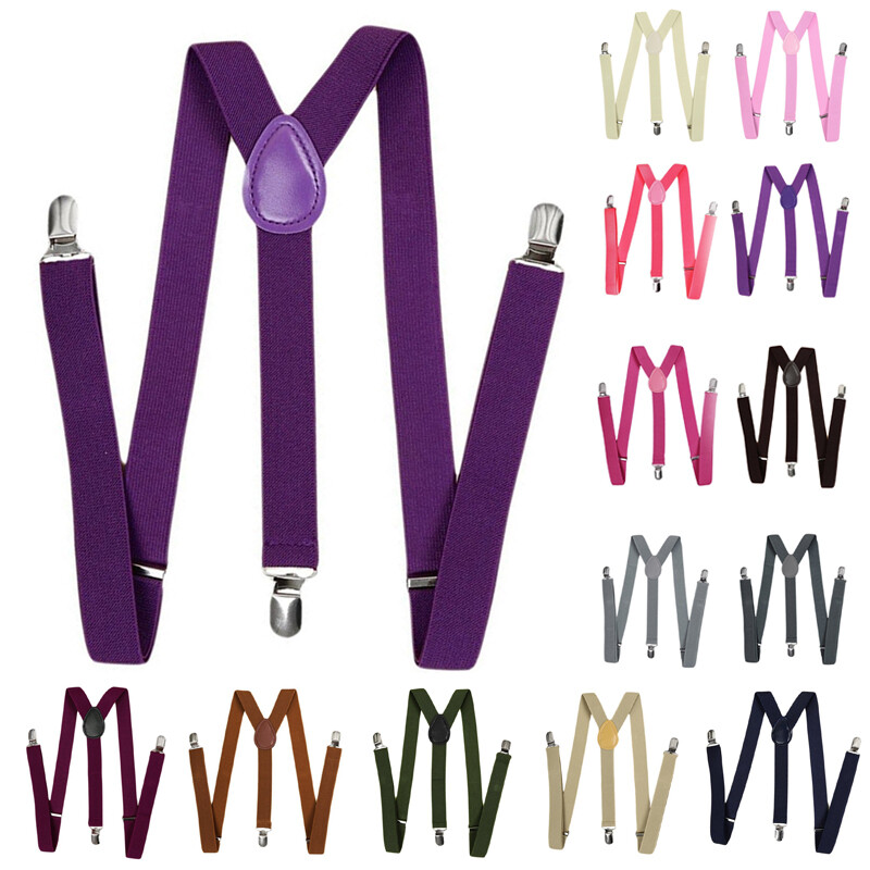 1X(Unisex Clip on Suspender Elastic Y-Shape Back Formal Adjustable Braces, W2W6 1X(Unisex Clip on Suspender Elastic Y-Shape Back Formal Adjustable Braces, W2W6