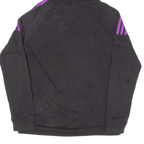 ADIDAS Girls Black Hoodie Pullover M - Picture 6 of 6