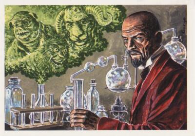 2005 Monsterwax The Art of H.G. Wells Promo Card 3