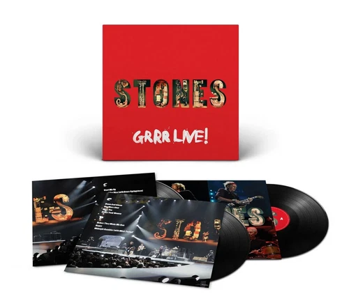 The Rolling Stones - GRRR Live! Black Vinyl 3LP – NEW - SEALED