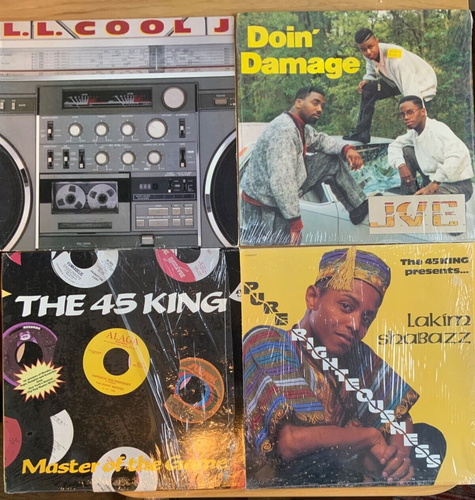 Classic Rap Sleeves only Lakim Shabazz Run DMC MC Shan 45 King JVC Force - Picture 4 of 14