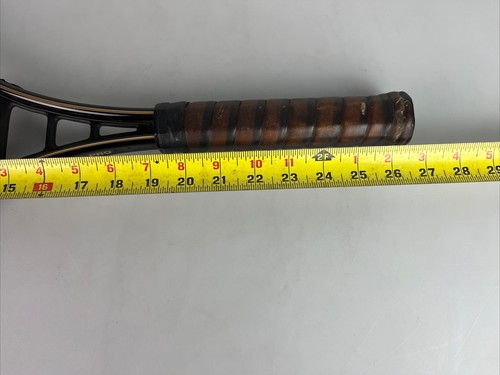 Prince Pro Series 110 Tennis Racket Racquet 4 1/2 Grip with Cover 1979 Vintage - Picture 10 of 10