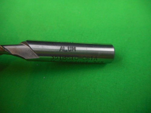 ILLINOIS ECLIPSE 3/8 Shaft, 1/4" Cut, 2 flute End Mill #6401 ALUM - Picture 2 of 6