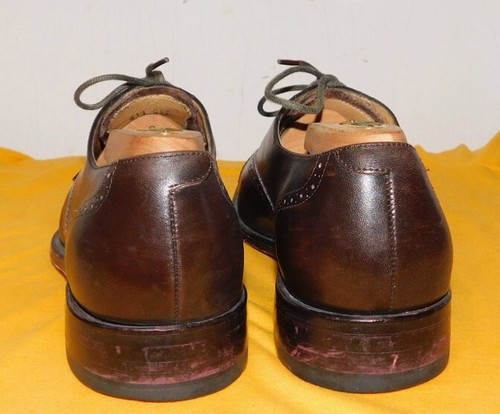 BOGGI MILANO BROWN LEATHER BROGUE CAP TOE OXFORD SHOES SIZE UK 7.5G/US 8.5. - Picture 6 of 9