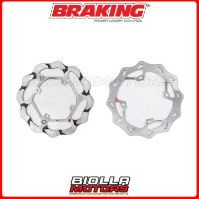 KIT DISCHI FRENO BRAKING SUZUKI RMX 450 2010 - 2012 ANTERIORE + POSTERIORE [WAVE