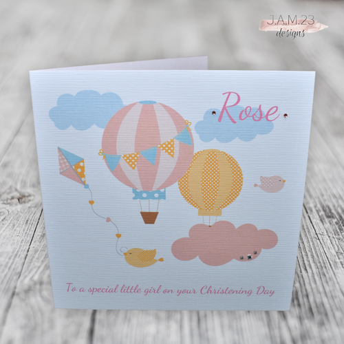 Personalised Christening Baptism Dedication Day Card Girls Boys - Picture 2 of 10