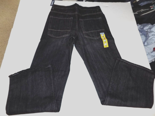 OLD NAVY BOOT CUT JEANS BOYS SZ 18 HUSKY 31 X 31 -BLACK- NWT - Picture 5 of 6