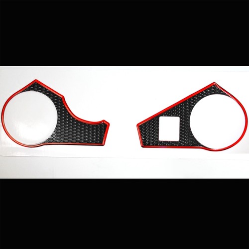 Perforate&Red Handle Yoke Cover+Black 6"Logo+GSXR Emblem Sticker 09-23 GSXR 1000 - Picture 10 of 10
