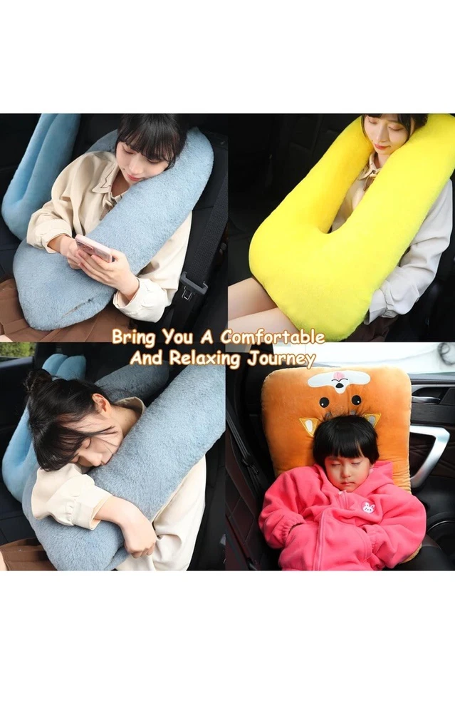 Kids Travel Pillow Car Seat Hand Muff Cushion Support for Adults Purple Kids Travel Pillow Car Seat Hand Muff Cushion Support for Adults Purple