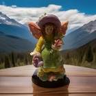 Beautifull Dolgencorp Cute Resin Gardening Fairy Figurine 6"