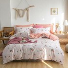3D Pink Strawberry ZHUB1980 Bed Pillowcases Quilt Duvet Cover Queen King Zoe