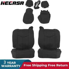 Hecasa For Chevy Silverado Gmc Sierra 1500 1999-2006 Front Seat Cover Cloth Hecasa For Chevy Silverado Gmc Sierra 1500 1999-2006 Front Seat Cover Cloth