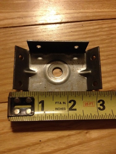 LOT OF 4 NOS 16 Gag 7 HOLE TABLE LEG CORNER BRACKET SUPPORT FURNITURE REPAIR - Picture 3 of 5