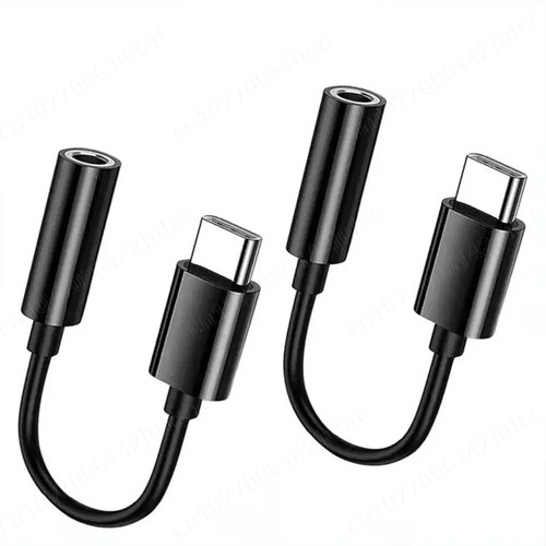 Pack 2 Adaptateur Prise Casque USB Type C vers 3,5Mm Femelle USB C vers Aux Audio - Photo 14 sur 15