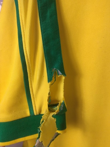 Brazil Team Jersey Home football Soccer shirt 1998 - 2000 Nike Men Size L ig93 - Picture 5 of 16