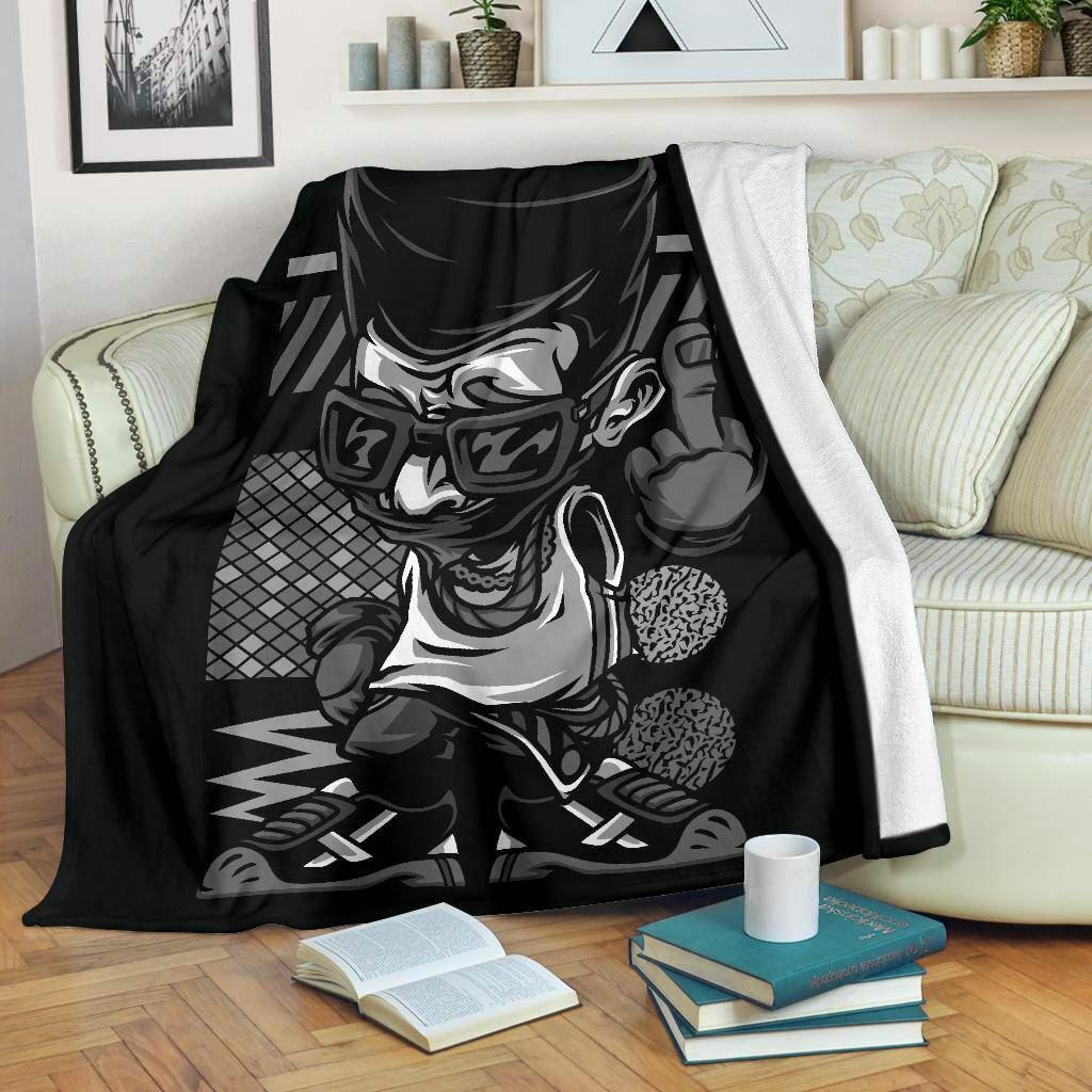 Rap Hip Hop Legend Art Cartoon Premium Blanket Cena, bezpłatna wysyłka