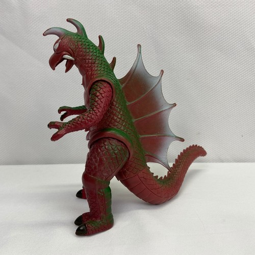 Vintage Godzilla Gigan KO Bootleg 1980s Monster 9" Rubber Figure Green Red - Picture 3 of 8