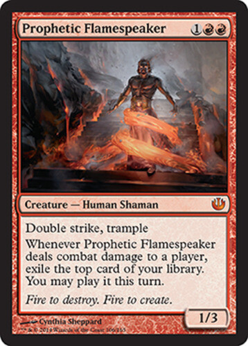 Prophetic Flamespeaker ~ Moderately Played Journey into Nyx MTG Magic UltimateMT - Picture 1 of 1