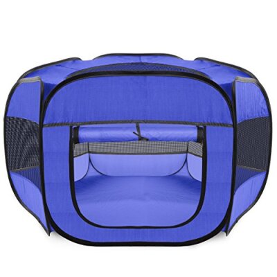 Paws & Pals Dog Playpen, Lightweight Portable Play Tent House for Indoor Outd...