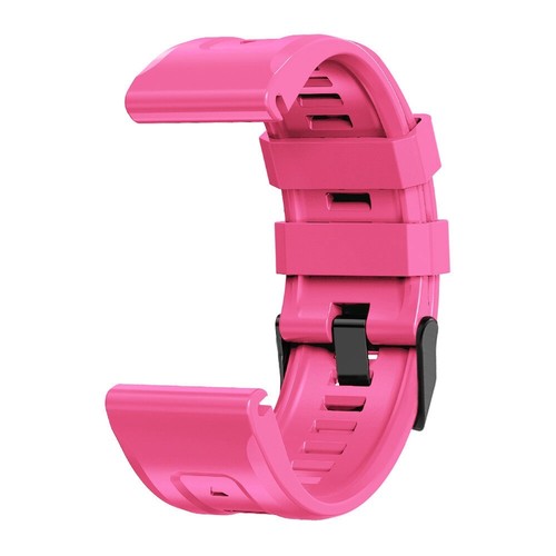 For Garmin Fenix 6X/6 Pro 3HR/5/5X 26Mm 22Mm Quick Fit Silicone Watch Band Strap - Picture 40 of 173